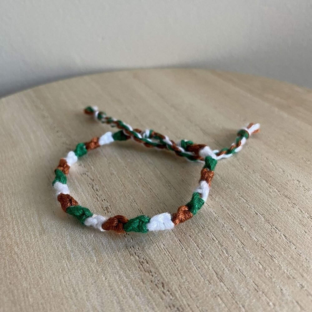 Tulip Bracelet, anklet, trendy, comfortable, tie, embroidery thread, woven, gift